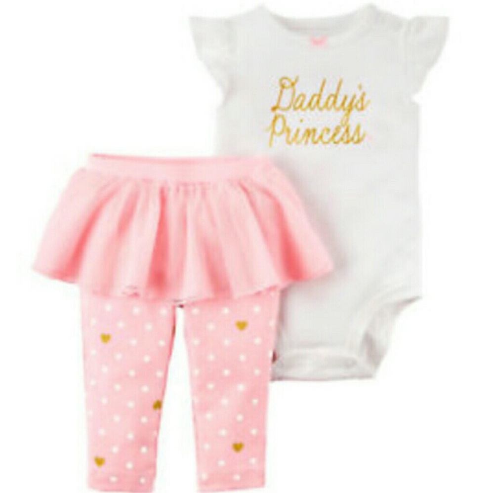 ❤NWT Carters Baby girls tutu outfit set - Picture 1 of 4